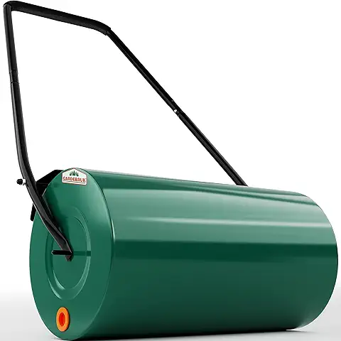 Gardebruk Rodillo para Césped Ancho 60cm Ø32cm Aplanador Volumen 50L Ergonómico Alisar Terrenos  