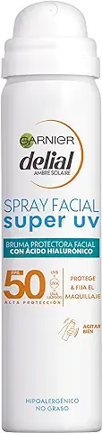 Garnier Delial Sensitive Advanced - Bruma Facial Hidratante Protector Solar IP50+  - Sprays y Rocíos ,75 ml  