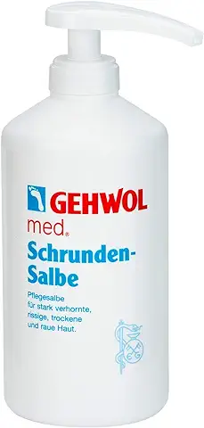 Gehwol Med - Bálsamo para piel Agrietada con Dispensador de Bomba, 500 ml, para piel Excesivamente seca o áspera  