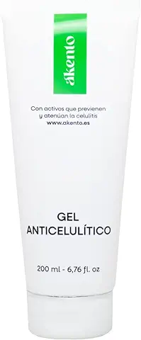 Gel Anticelulítico Akento. Reduce y Previene la Celulitis  