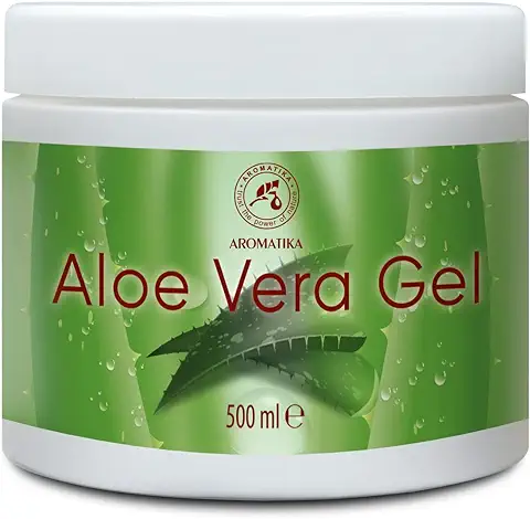 Gel de Aloe Vera 500ml - Calmante Aloe Vera para Todo Tipo de Piel - Aloe Barbadensis - Cuidado Natural de la Piel y el Cabello - Gel de Aloe Vera Refrescante e Hidratante Rostro Cuerpo  
