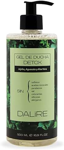 Gel de Ducha sin Sulfatos Dalire BIO 500ml para TODO TIPO DE PIELES. Sin Parabenos, Sin Sal, Sin Tóxicos  
