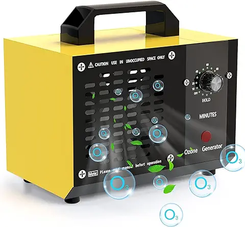 Generador de Ozono Hogar 10,000mg/H, Profesional Máquina de Ozono Para Coche Desinfectador de Ozono Purificador Ozono de Aire con Temporizador, Eliminaciónn de Olor y Desinfección Generador de Ozono Hogar 10,000mg/H, Profesional Máquina de Ozono Para Coche Desinfectador de Ozono Purificador Ozono de Aire con Temporizador, Eliminaciónn de Olor y Desinfección