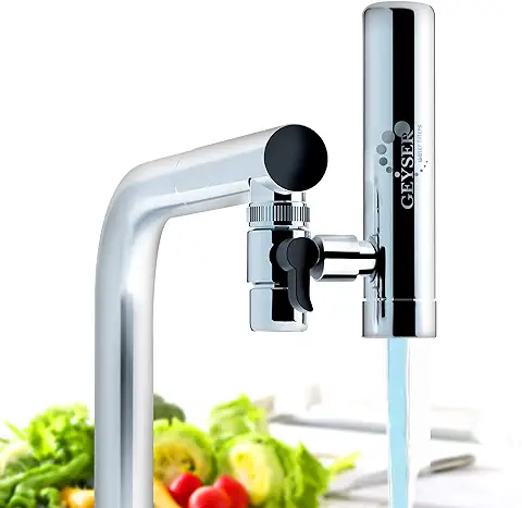 GEYSER EURO - Filtro de agua para Grifo, Filtro Domestico, Purifiador de Agua.  