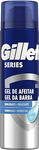 Gillette Series Gel De Afeitar Hidratante Con Manteca De Cacao Para Maquinilla De Afeitar Para Hombre, 200ml  