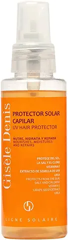 GISÈLE DENIS - Protector Solar Capilar en Spray, Cuidado del Cabello, Pelo Liso y Rizado, Vitamina E para el Pelo, 100 ml  