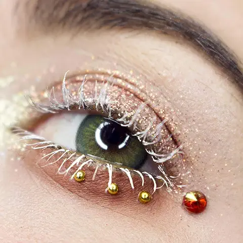 GLAMLENS Lentillas de Colores Verdes Elly Green + Contenedor. 1 par (2 Piezas) - 90 Días - Sin Graduación - 0.00 Dioptrías - Blandos - Lentes de Contacto Verde de Hidrogel de Silicona  