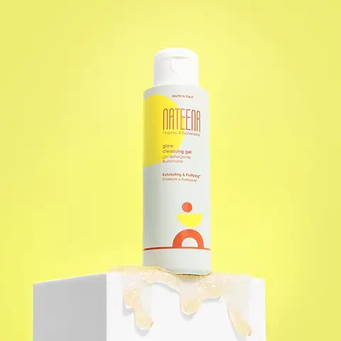 Glow Cleansing Gel.fórmula Ecológica con ácido Salicílico y aloe vera Ecológico, Testada en Pieles Sensibles, Ideal para todo tipo de Pieles, Incluidas las Propensas al Acné  