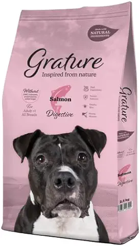Grature Alimento para Perros, Rico en Salmón Fresco 12 kg  