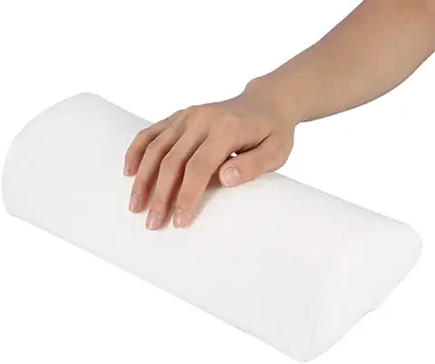 Greatangle Almohada de Mano Suave Lavable para Manos, Soporte de Almohada de Esponja, Reposabrazos, Arte de Uñas, Pequeño Cojín de Almohada para Reposo de Manos para Manicura  