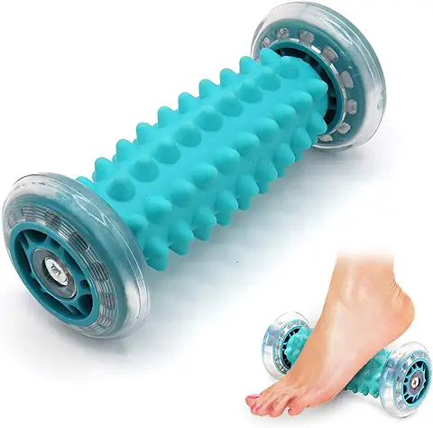 GreenLife® Rodillo Masajeador de Pies, Barra Muscular para Aliviar el Dolor de Espalda, Alivio de la Fascitis Plantar, Recuperación Muscular, Dolor de arco de Talón, pie, Relajación, Hombro, pie,  