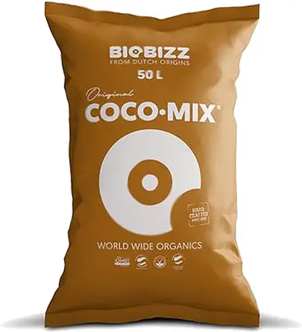 GROWMANIA Sustrato Coco Mix 50L de BioBizz | Fertilizante Bio Bizz Abono Sustrato para Plantas y Cultivos  