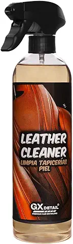 GxDetail Limpiador de Cuero y Piel - Limpia, Protege y Ayuda a Mantener las Superficies Nuevas - Limpiador de Asientos de Coche de Cuero - Leather Cleaner (500 ml.)  