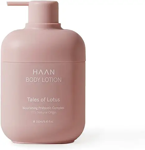 HAAN - Loción Corporal 250ml - Ingredientes Naturales - Sin Siliconas ni Parabenos - Reciclable - Rellenable - Vegano, No Testado en Animales - Aroma Tales Of Lotus  