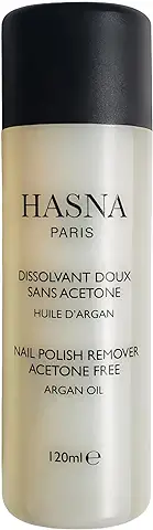 HASNA PARIS - QUITAESMALTE para uñas sin acetona - con aceite de Argán natural - 120ml