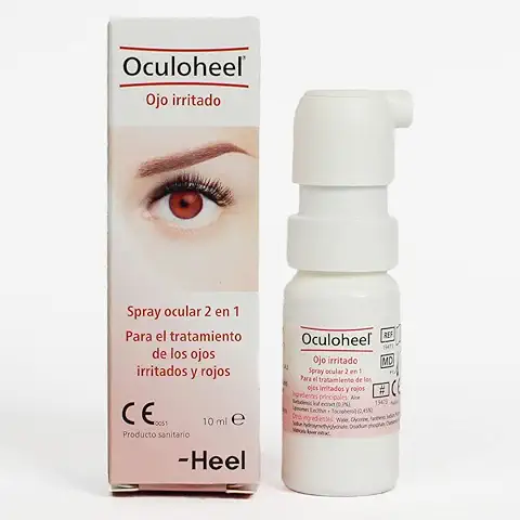Heel - Oculoheel Colirio Ojos Irritados y Rojos, Spray Ocular, con Aloe Vera, Liposomas, Manzanilla y Suero Fisiológico - Alivia la Irritación, Picor y Enrojecimiento de ojos - Tecnología APF - 10 ml  