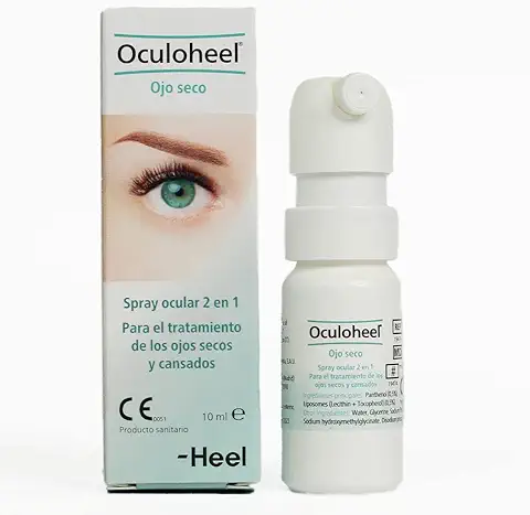 Heel - Oculoheel Colirio Ojos Secos y Cansados, Spray Ocular con Pantenol, Liposomas y Suero Fisiológico - Cuida e Hidrata los ojos y Alivia las Molestias - Tecnología APF - 10 ml  