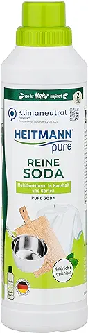 HEITMANN pure Líquido de soda Puro: Limpiador Multifuncional Ecológico para el Hogar, Adición a Productos de Limpieza, 1 x 750 ml.  