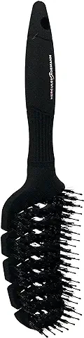 HERCULES SÄGEMANN - Cepillo de pelo Flexy Shape 9147 | Cepillo de pelo Natural Flexible y Suave | Cerdas de Jabalí con Pasadores de Nailon | Cepillo Desenredante para Cabello Largo | Vent Ancho  