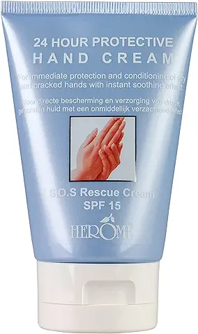 Herome - Crema de Manos Protectora 24 Horas, 80ml | para Manos Secas, con SPF15, Piel Suave y Aterciopelada, Protege e Hidrata  