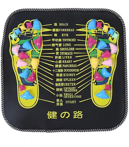 Herramientas de Masajeador de Pies, Alfombra de Masaje de Acupuntura, Masajeador de Alivio de Fascitis Plantar para Aliviar el Dolor de Pie Alivie el Dolor de la Neuropatía de la Artritis del Arco  