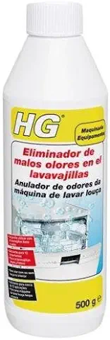 HG Eliminador de Malos Olores en el Lavavajillas, Neutralizador de Uso Diario, 500 g  