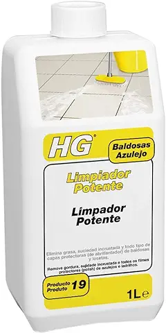 HG Limpiador Potente para Baldosas (producto 19) y Suelos de Piedra Natural, 1 L  