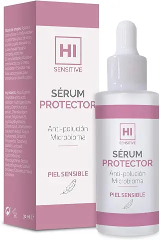 HI Sensitive | Sérum Protector | Sérum Facial Antipolución de Textura Ligera | Cuidado e Hidratación Diaria de las Pieles Sensibles | Cara, Cuello y Escote  