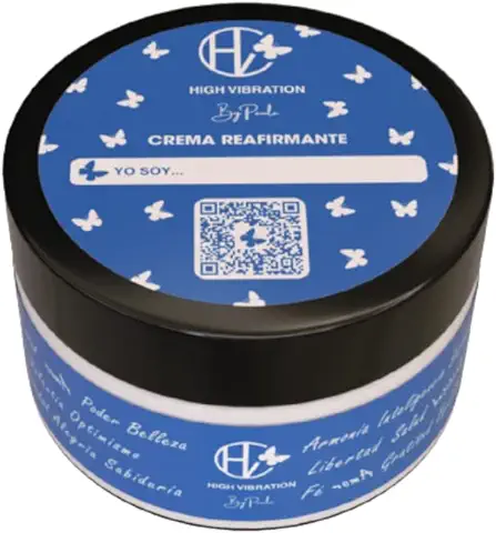 HighVibration Crema Reafirmante Corporal Mujer HvByPaula - Ayuda a Reparar Cicatrices y Celulitis - Colabora a una Figura Saludable Fit - Natural y Vegana - Hv By Paula - 250 ml  