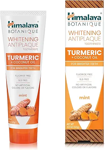 Himalaya - Dentífrico Botanique Blanqueador con Cúrcuma y Aceite de Coco 113ml  