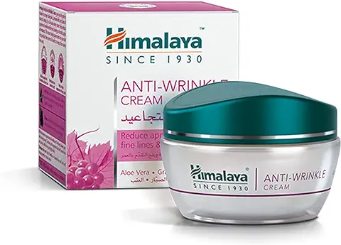 Himalaya Herbals Anti-Wrinkle Cream 50 g, | Previene las Arrugas, Hidrata y Energiza la Crema Facial | Tratamiento Natural para una piel Hermosa y Saludable. (Anti-Wrinkle Cream)  