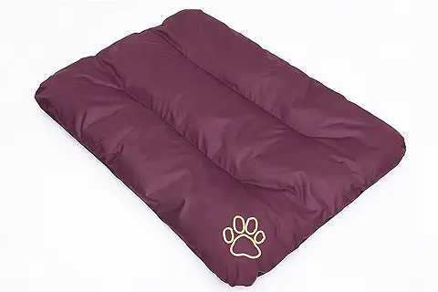 Hobbydog R1 ECOBOR1 - Cama para Perros Ecológica, 90 x 60 cm, L, Color Burdeos  