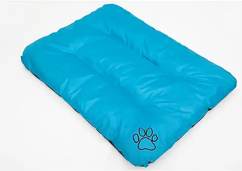 Hobbydog R1 EKONIE8 - Cama para Perros Ecológica, 90 x 60 cm, L, Color Azul  