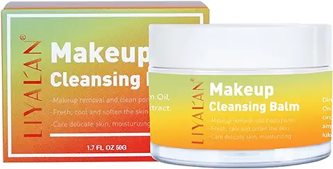 Holzsammlung Bálsamo Desmaquillante Facial, Limpiador Facial Todo Tipo de Pieles Retira Suavemente Máscara de Pestañas, Delineador de Ojos y Maquillaje, Ingredientes Naturales - 50g  