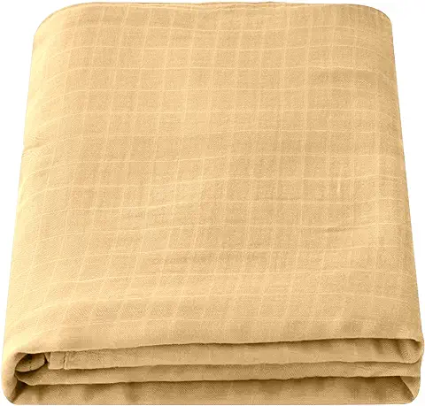 HOMYBABY® Muselina Bebe 120x120 [1pc] | Muselinas Bebe Algodon Organico y Bambu | Arrullo para Bebes | Manta Bebe Recien Nacido | Regalo Bebe | Sirve de Toalla, Gasas, Carro, Cuna y Cambiador  