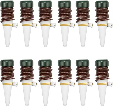 Honatrv 12 Piezas Dispensador de Agua Para Plantas Picos de Riego AutomáTico Sistema Autorriego Para Macetas para Jardín Terraza Invernadero Flores Plantas  