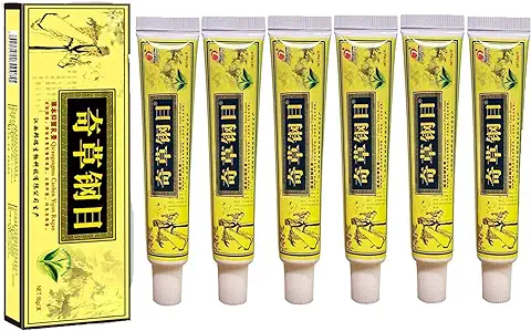 HOPASRISEE Crema Curativa a base de Hierbas para Eccema Orgánico, Crema a base de Hierbas Chinas Naturales, Crema Facial, Crema Corporal, Crema Antipicazón para uso Externo (6pcs)  
