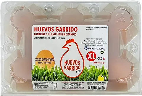 Huevos Frescos Categoría A Clase XL, 6 Uds  