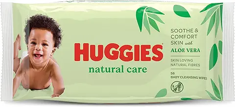 Huggies Natural Care Toallitas Húmedas - 56 Toallitas (El Embalaje Puede Variar)  
