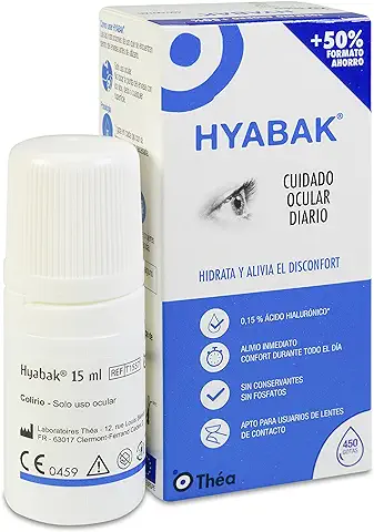 Hyabak Colirio 15 ml, Multicolor, 2003842  