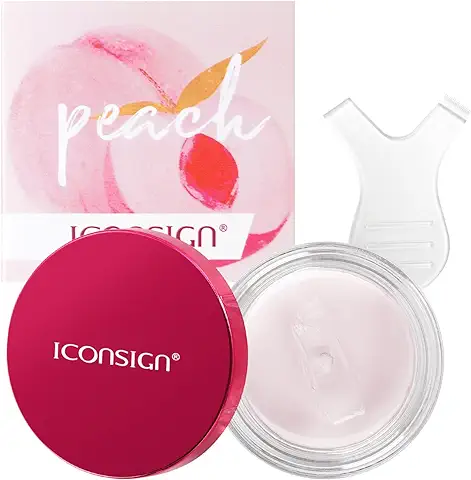 ICONSIGN Lash Lift Glue Balm, 8g Eyelash Perm Glue Eyelash Lifting Adhesive Strong Viscosity & Fast-Drying Work Well with Shields & Eyelashes Fixing Lash Firmly (Peach)  