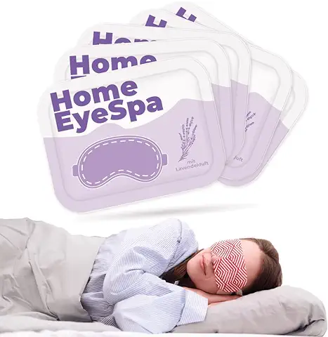 IEA Medical Home Eye Spa - Lavanda - Pack de 5 Mascarillas Calentadoras para los Ojos | Mascarilla Calentadora para la Relajación | Almohadillas Calentadoras para los Ojos | Relajación para los Ojos  