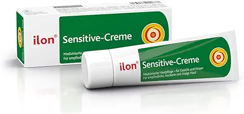 Ilon Sensitive-Creme für Trockene und Rissige Haut, 50 ml Crema  