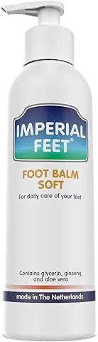 Imperial Feet Crema Pies Suave - Bálsamo de Pies con Miel y Aloe - Crema Hidratante Sin Perfume para Pies Secos, Talones Agrietados - Glicerina, Ginseng, Yogur - Productos para Cuidado de Pies, 150ml  