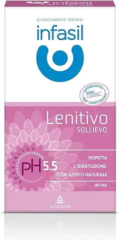 Infasil Detergente íntimo Calmante pH Specialist con Activo Natural, Limpia Suavemente y Alivia el Fastidio de Sequedad íntima, 200 ml  