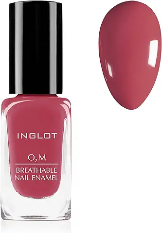 INGLOT COSMÉTICOS Esmalte de Uñas O2M, Transpirable, Secado Rápido, Formula Vegana, Beauty Halal, 11 ml, Color: rosa Oscuro 682  