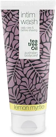 Intim Wash de Australian Bodycare, 200 ml | Jabón íntimo para Hombres y Mujeres, con Aceite Natural y Vegano de árbol del té Australiano | Probado Dermatológicamente y con pH Balanceado  