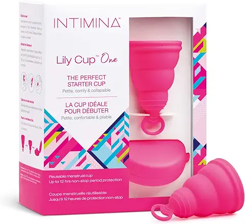 Intimina - Lily Cup One - Copa Menstrual Plegable Ideal para Principiantes y Adolescentes  