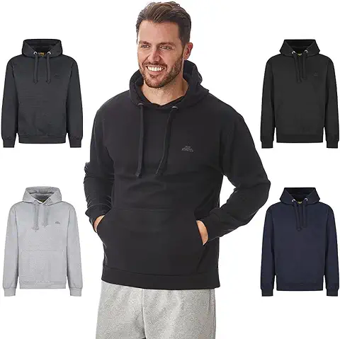 Iron Mountain Rigenerata Morbida Fleece Hoody Pull Over Hooded Sweatshirt Hombre (Pack de 1)  