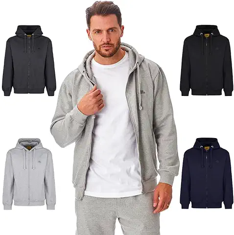 Iron Mountain Rigenerata Morbido Pile Zip Hoody Hooded Sweatshirt Hombre (Pack de 1)  